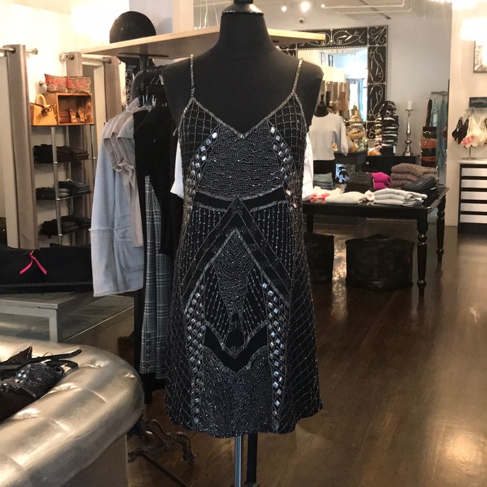 Haute hippie beaded dress